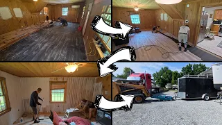The road back to boat work:  Floors, paint, and tool trailer  Ep. 687