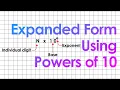 How to Write Numbers in Expanded Form Using Powers of 10