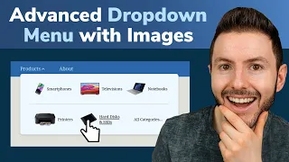 Advanced Dropdown Menu With Images Using HTML CSS Javascript