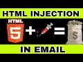 HTML Injection in Email Easy 100 Bug Bug Bounty POC