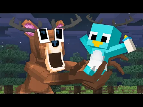 Video Thumbnail: Adopted by THE DEER in Minecraft!