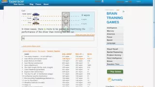 256 wpm race - former all-time TypeRacer record