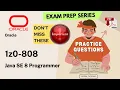 1z0-808 Exam Tutorial IMPORTANT TOPICS Java SE 8 Programmer ORACLE Tips Tricks PDF