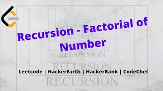 Explained Recursion in a simple way Factorial of Number Java Problem solving Part1
