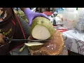 Download Lagu 태국 길거리 과일 자르기 달인 / amazing fruits cutting skills - thai street food