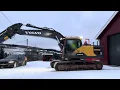 2019 Volvo EC220EL Tracked excavator w GPS Rototilt and 2 buckets