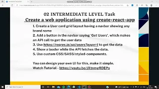 LGMVIP-Create a web application using create-react-app