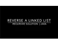 Reverse a Linked List Recursive Java