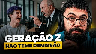 a GERAÇÃO Z NÃO TEM MEDO DE DEMISSÃO? | CORTES do EDSON CASTRO