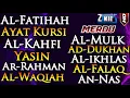 Lagu Surah Al fatihah (Ayat Kursi) Al Kahfi,Yasin,Ar Rahman,Al Waqiah,Al Mulk,Dukhan,ikhlas,Falaq,An Nas