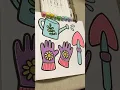 ASMR Gardening Tools Coloring Page
