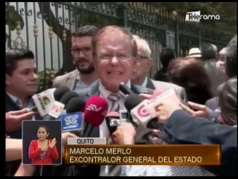 Comisión anticorrupción se reunió con el contralor subrogante Pablo Celi