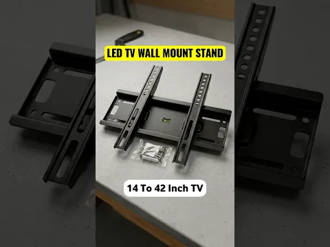 TV Wall Mount Stand Unboxing & Setup Guide | TV Wall Mount Installation #shorts #TVWallMount #LEDTV