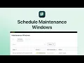 Scheduled Maintenance Windows YouTube