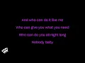 Keith Sweat, Athena Cage - Nobody (Karaoke Version)