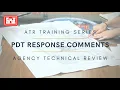 ATR Training 11 PDT Response Comments
