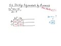 Dividing polynomials using the Box Method - Part 2