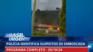 [AO VIVO] BRASIL URGENTE - 29/10/2024
