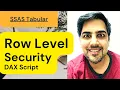 SSAS Tabular Model Row Level Security Implementation DAX Script - 15 SQL Server Analysis Services