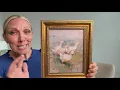 Vintage Goose Framed Wall Art Beautiful Lightweight