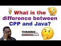 What is the difference between CPP and Java In Telugu shivachandrarjuna