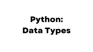Python Data Types Interview Questions