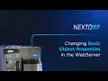 Nexto XF - Changing Basic Object Properties in the WebServer