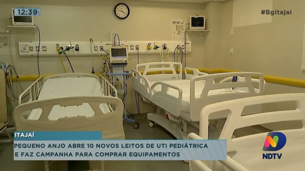 Hospital Pequeno Anjo abre 10 novos leitos de UTI pediátrica
