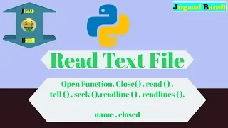 Read file in Python text Python tutorial
