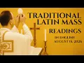 TRADITIONAL LATIN MASS READINGS AUG 15 2026