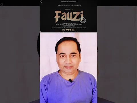 #Fauzi 🔥 teaser review #bollywood #hindimovie #actionmovie #prabhas #sunnydeolmovie #shorts #review
