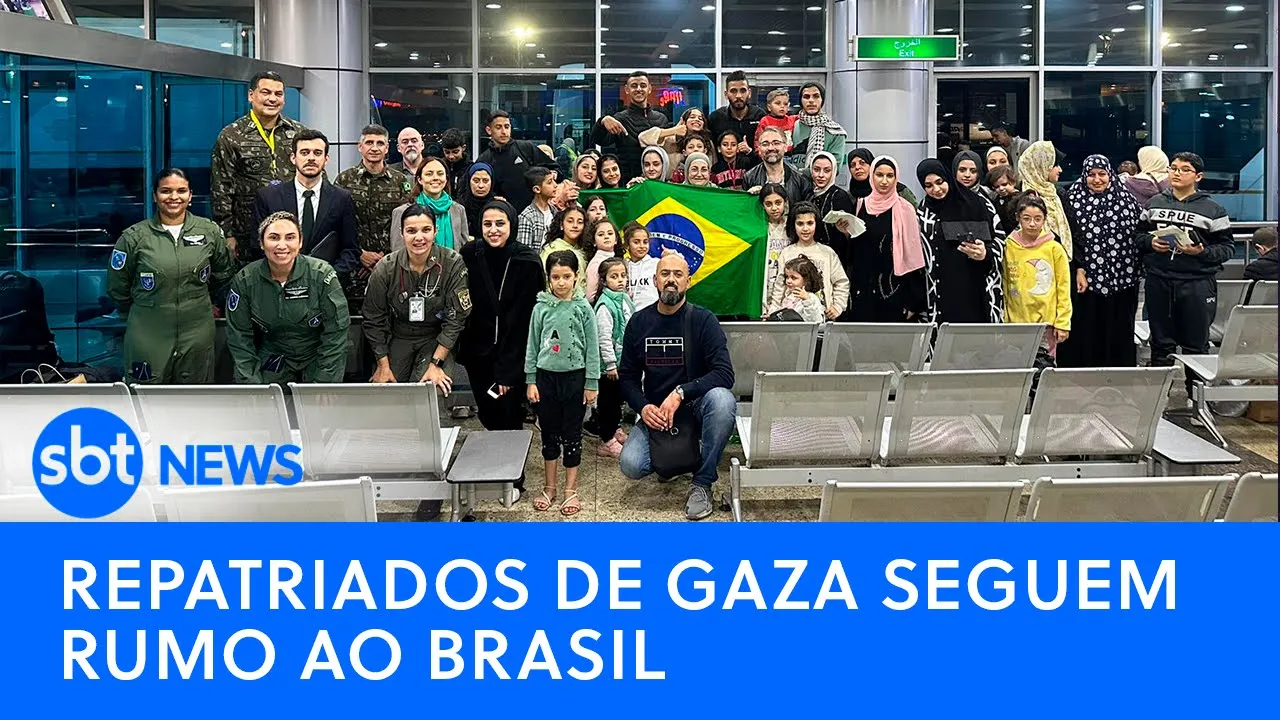 Repatriados da Faixa de Gaza seguem rumo ao Brasil | SBT News