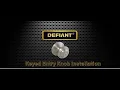 Defiant Keyed Entry Knob Installation