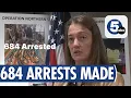 684 arrested and nearly 200 guns seized in northern Ohio crackdown