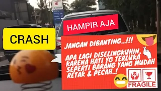 story nyetir mobil siang hari 2020 hampir crash