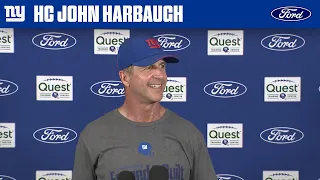John Harbaugh on Preseason Approaching Guys can feel it New York Giants