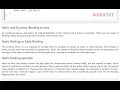 Static and dynamic binding in java