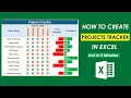 How to Create Projects Tracker in Excel Projects Tracker Template