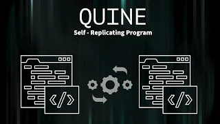Self-replicating programs Quine