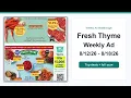 Fresh Thyme Weekly Ad 26 - 26 Top 10 Deals