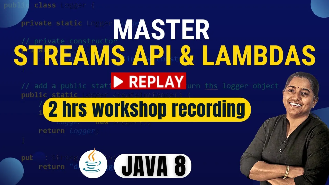 Mastering Java Streams & Lambdas | 2-Hour Full Webinar + Hands-on Examples