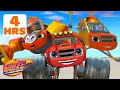 EVERY Time Blaze Transforms ft Robot and Racecar Modes 4 Hours Blaze and the Monster Machines