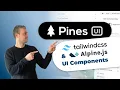 PinesUI - TailwindCSS Alpine js UI components