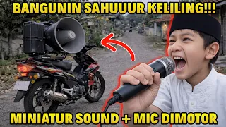 BANGUNIN SAHUR PAKAI INI AJA ! CARA BUAT MIC SOUND MINIATUR CUMA MODAL RP.15000