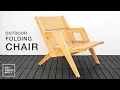 Download Lagu How to Build an Outdoor Folding Chair // Basic Tools Project