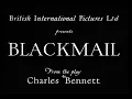 Blackmail 1929