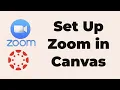 Set Up Zoom in Canvas