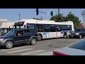 CTA Bus Action at Routes 52 52A 55 Midday Hours
