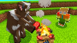 O QUE os MOBS FAZEM quando VOCÊ SAI do Minecraft?