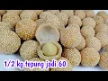 Download Lagu Resep onde-onde takaran 1/2 kg tepung ketan, tips komplit anti meledak meleyot kempes wijen rontok 
